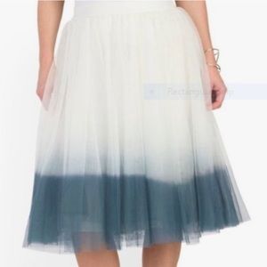 Beautiful Anthropologie Bailey 44 Ombré Tulle Skirt